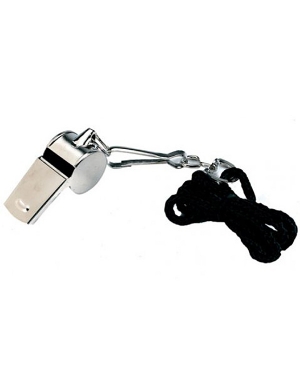 Precision Metal Whistle with Lanyard